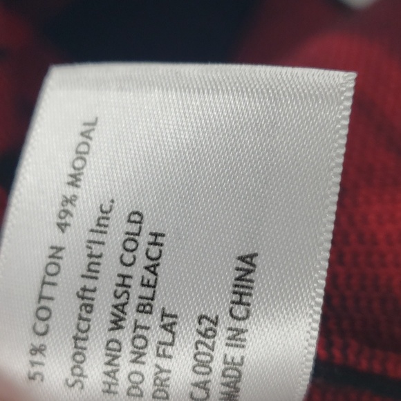 Bylyse spenard plaid red blazer size xl - Picture 5 of 7